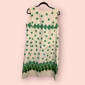 🍦Vintage Green and White Dress of Fun